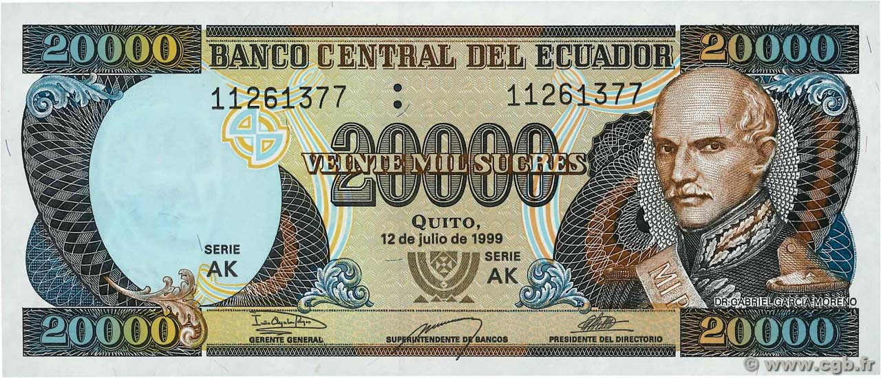 20000 Sucres EKUADOR  1999 P.129f ST