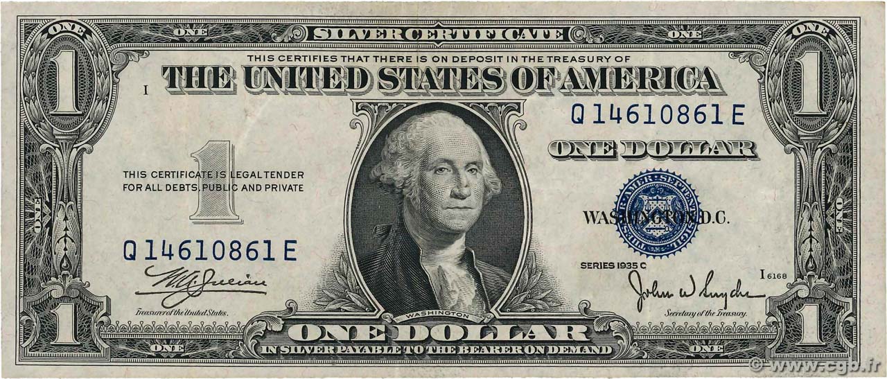 1 Dollar STATI UNITI D AMERICA  1935 P.416c q.SPL