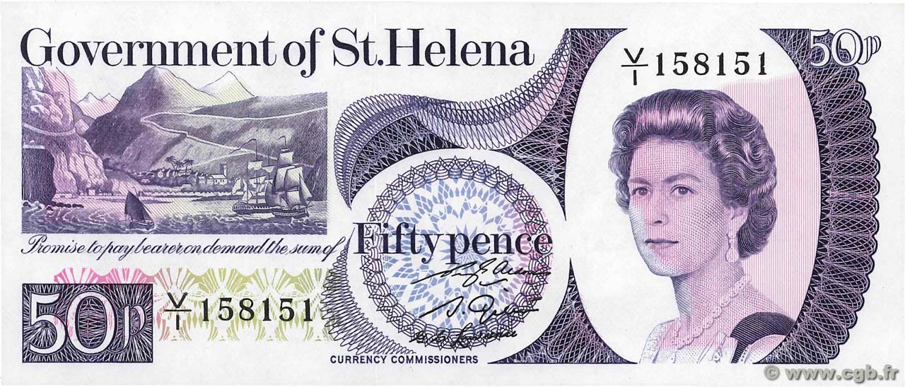 50 Pence ST HELENA  1979 P.05a UNC