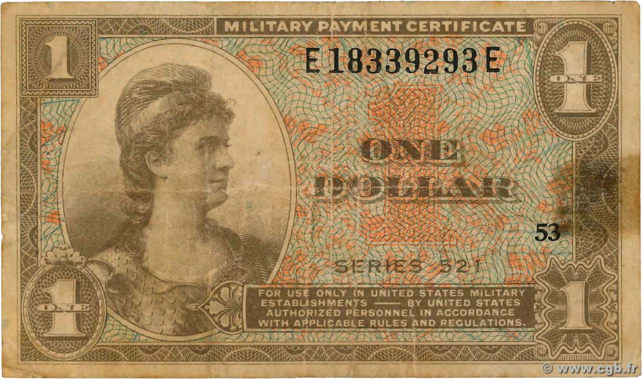 1 Dollar STATI UNITI D AMERICA  1954 P.M033 q.MB