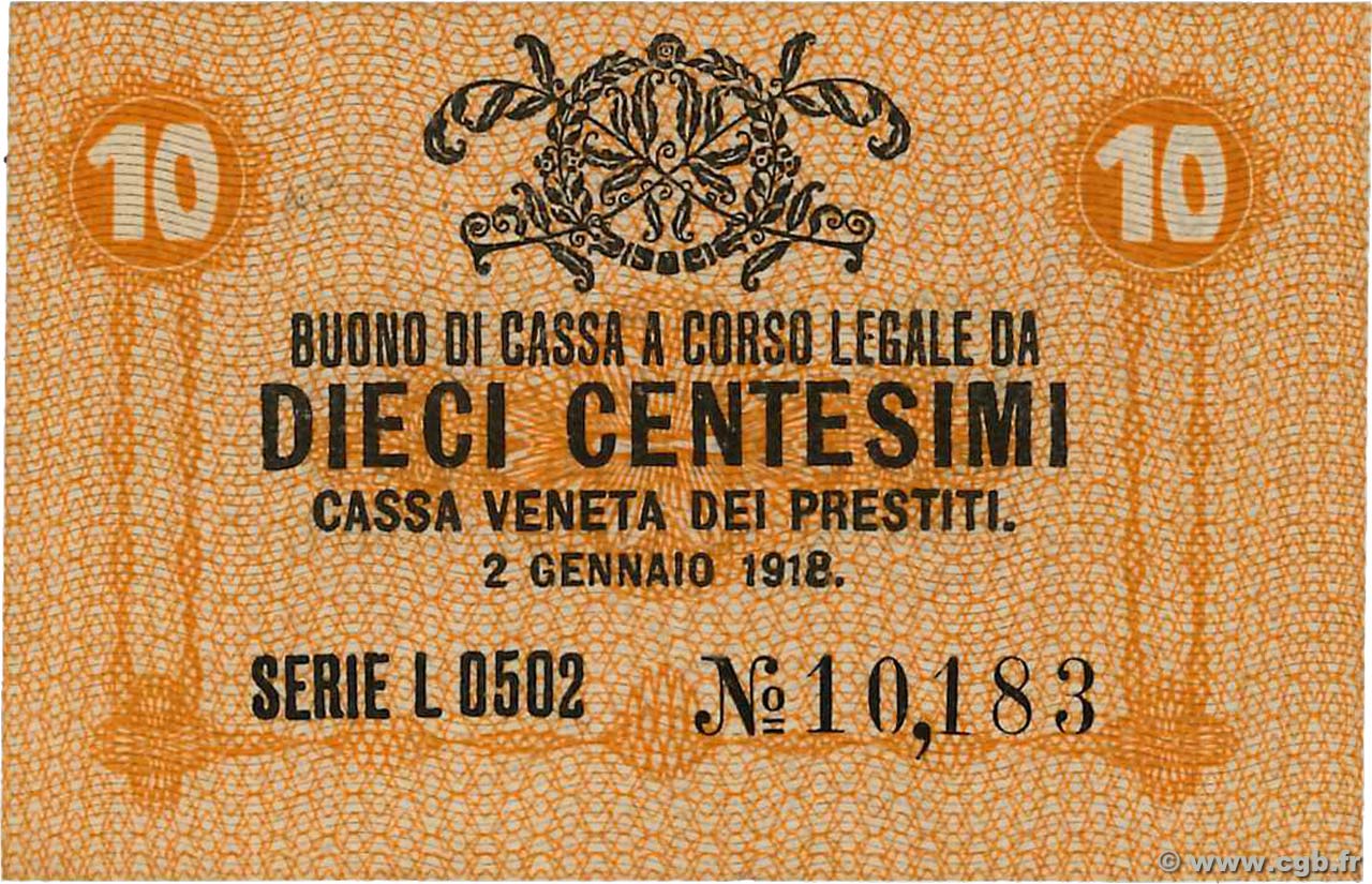 10 Centesimi ITALIEN  1918 PM.02 fST