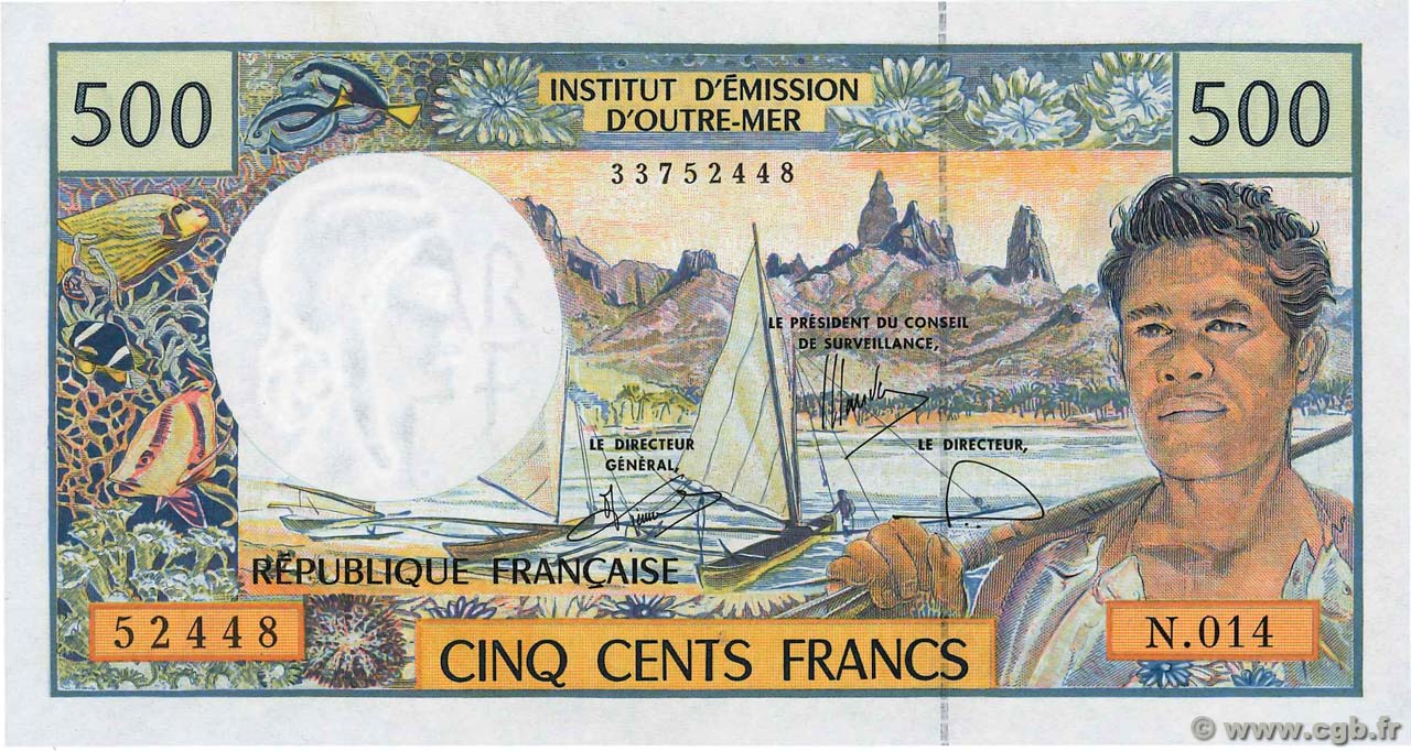500 Francs POLYNÉSIE, TERRITOIRES D OUTRE MER  2000 P.01f NEUF