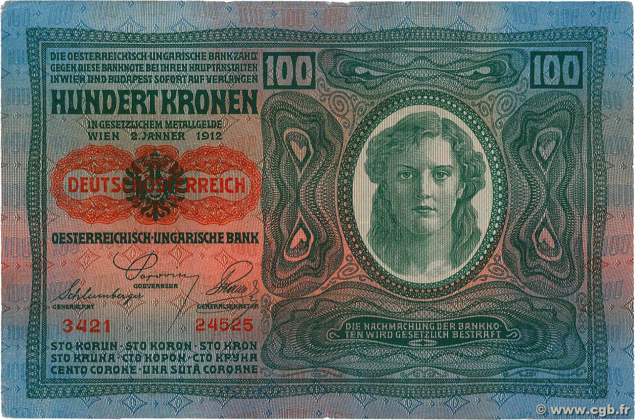 100 Kronen AUTRICHE  1919 P.056 SUP