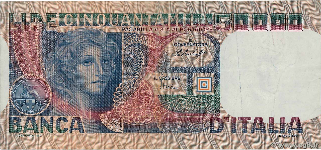 50000 Lire ITALIE  1978 P.107a TB+