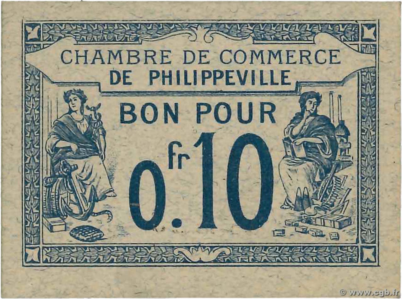 10 Centimes ALGÉRIE Philippeville 1915 JP.13 pr.NEUF