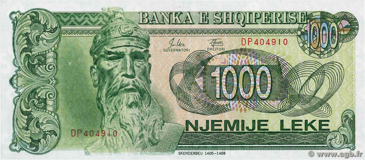 1000 Lekë ALBANIE  1992 P.54a pr.NEUF