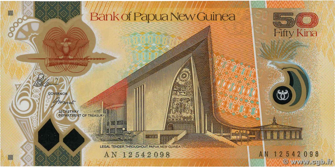 50 Kina PAPOUASIE NOUVELLE GUINÉE  2012 P.32b NEUF