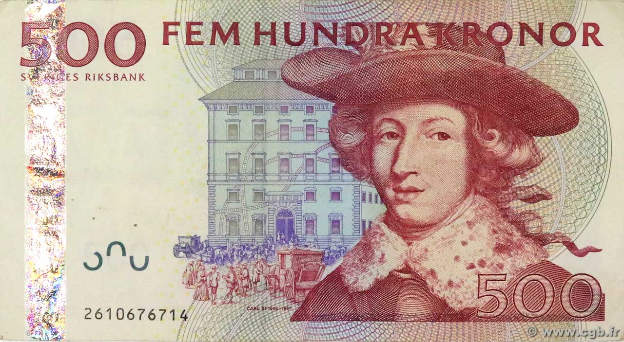 500 Kronor SUÈDE  2002 P.66a MB