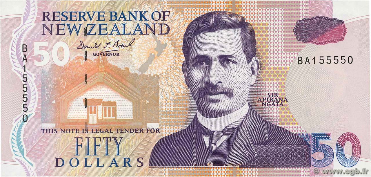 50 Dollars NEUSEELAND
  1992 P.180a ST