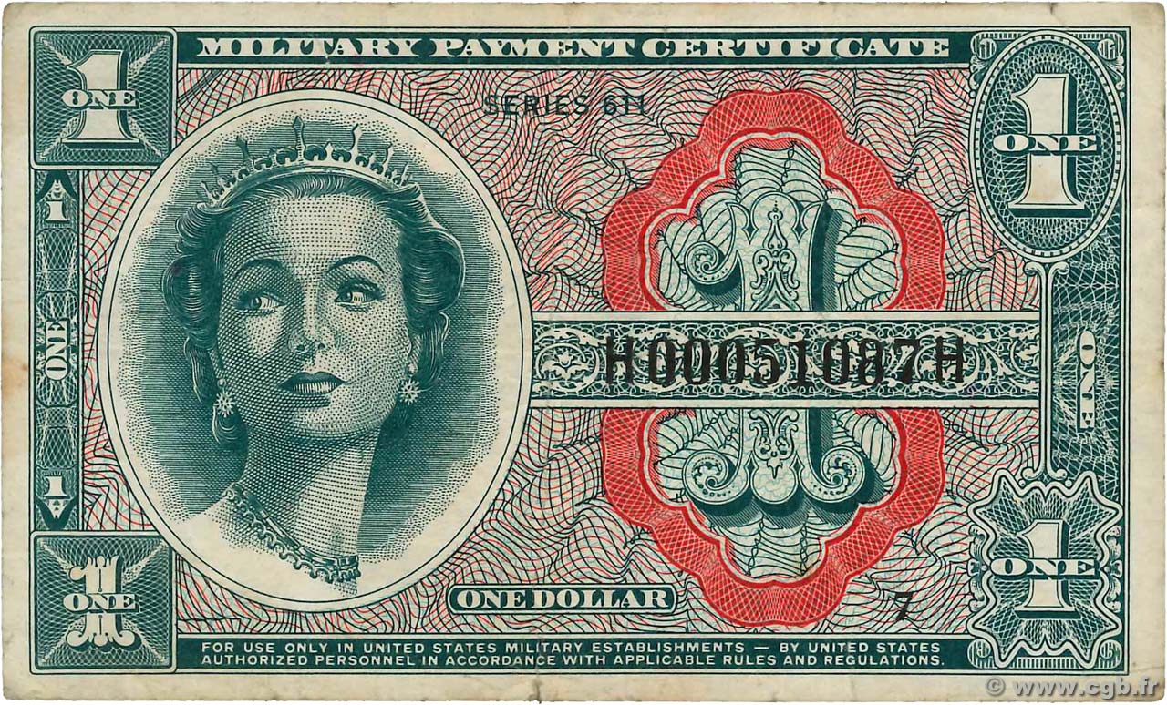 1 Dollar ÉTATS-UNIS D AMÉRIQUE  1964 P.M054a TB