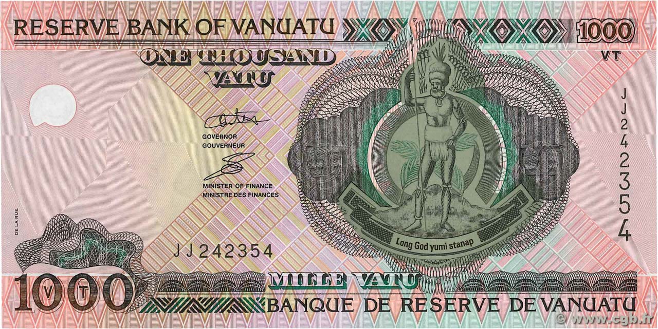 1000 Vatu VANUATU  2002 P.10b UNC