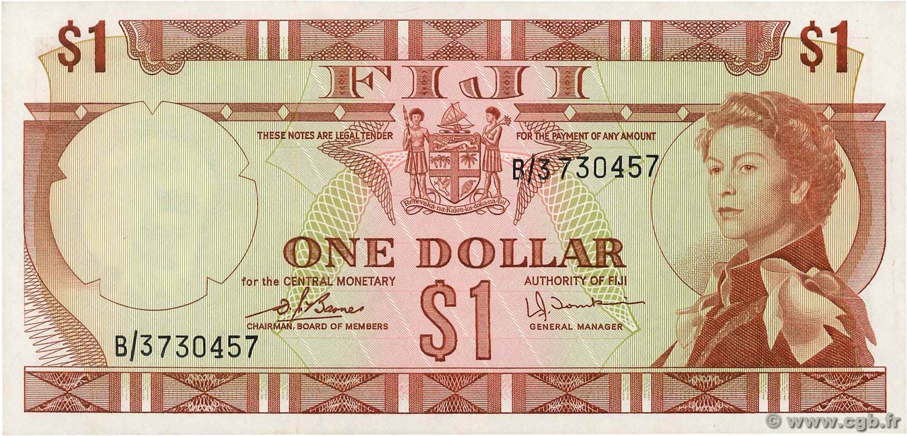 1 Dollar FIYI  1974 P.071b SC