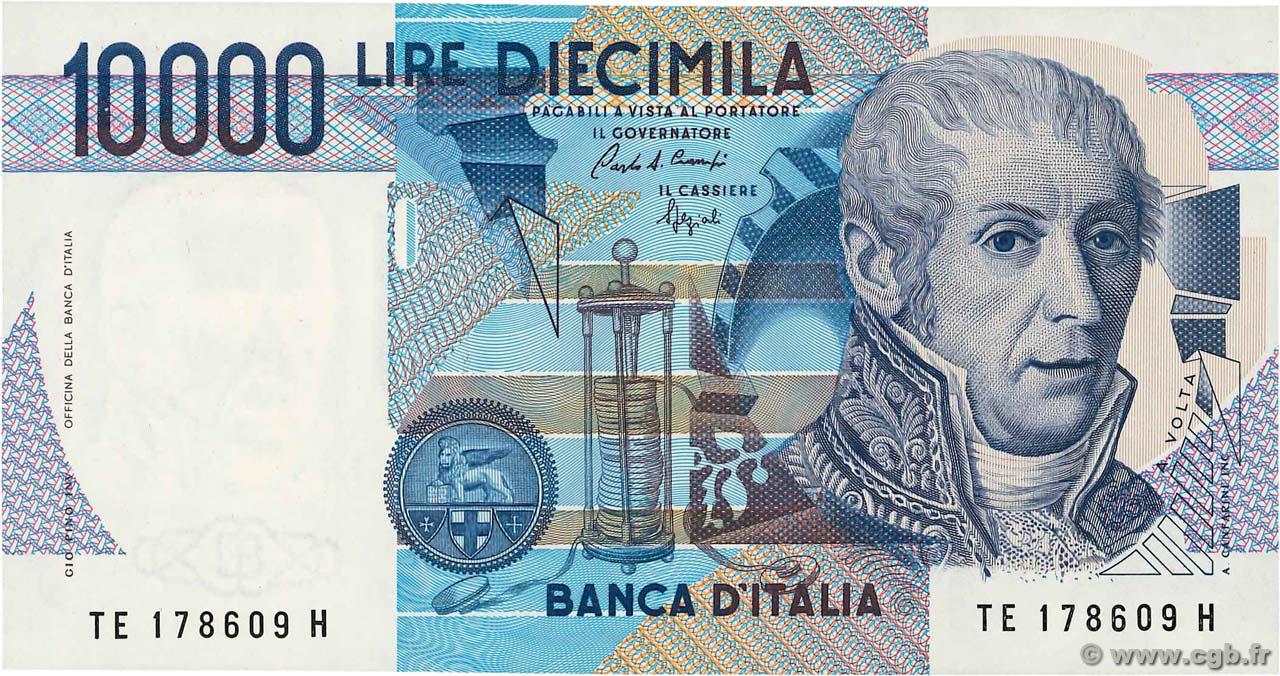 10000 Lire ITALIE  1984 P.112b SPL