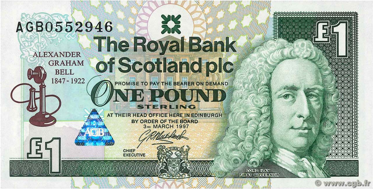 1 Pound SCOTLAND  1997 P.359 FDC