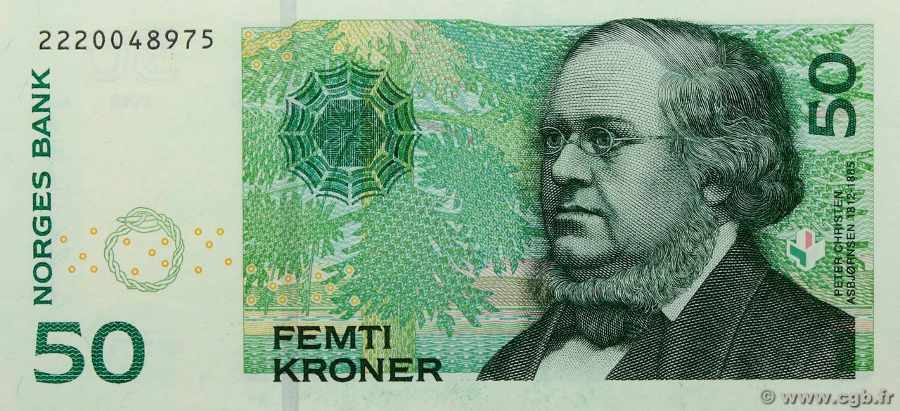 50 Kroner NORWAY  2003 P.46c UNC