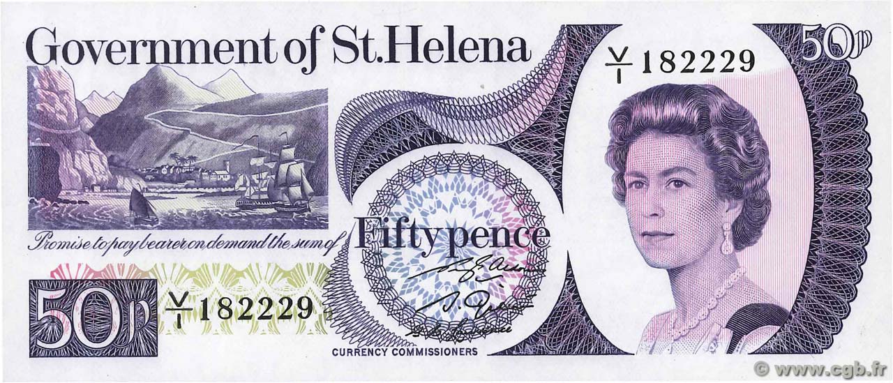 50 Pence SAINT HELENA  1979 P.05a UNC