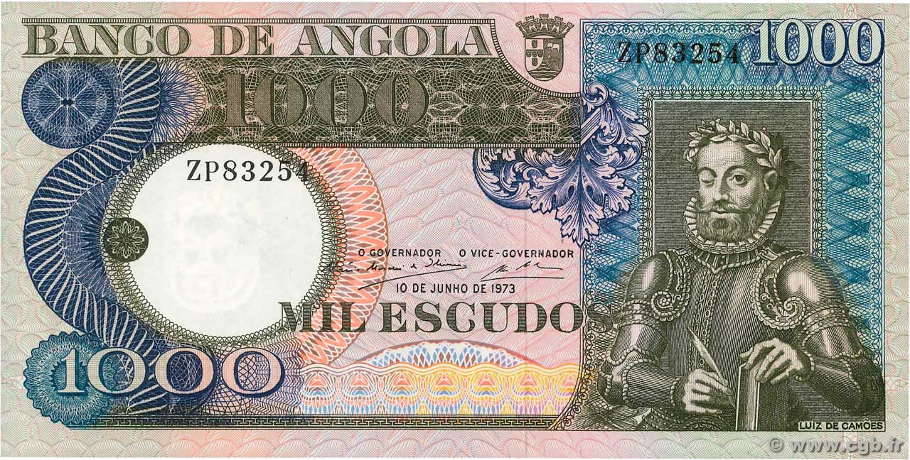 1000 Escudos ANGOLA  1973 P.108 SC