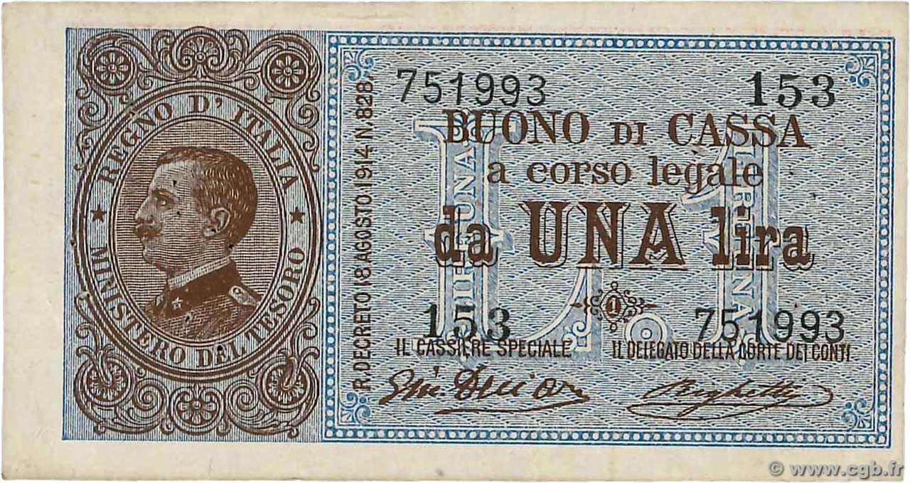 Италия 1914. 1 Lire 1917. 2 Лиры 1914 г бона. Набор Италия storia della lira.