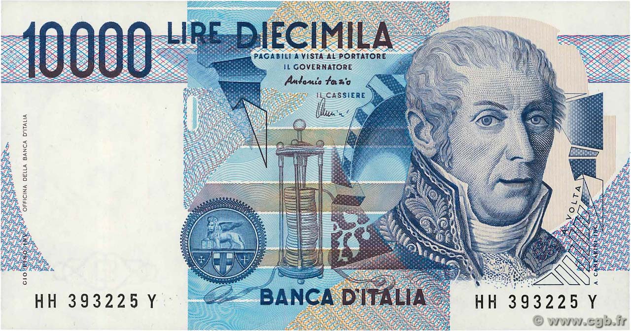10000 Lire ITALIE  1984 P.112d SPL