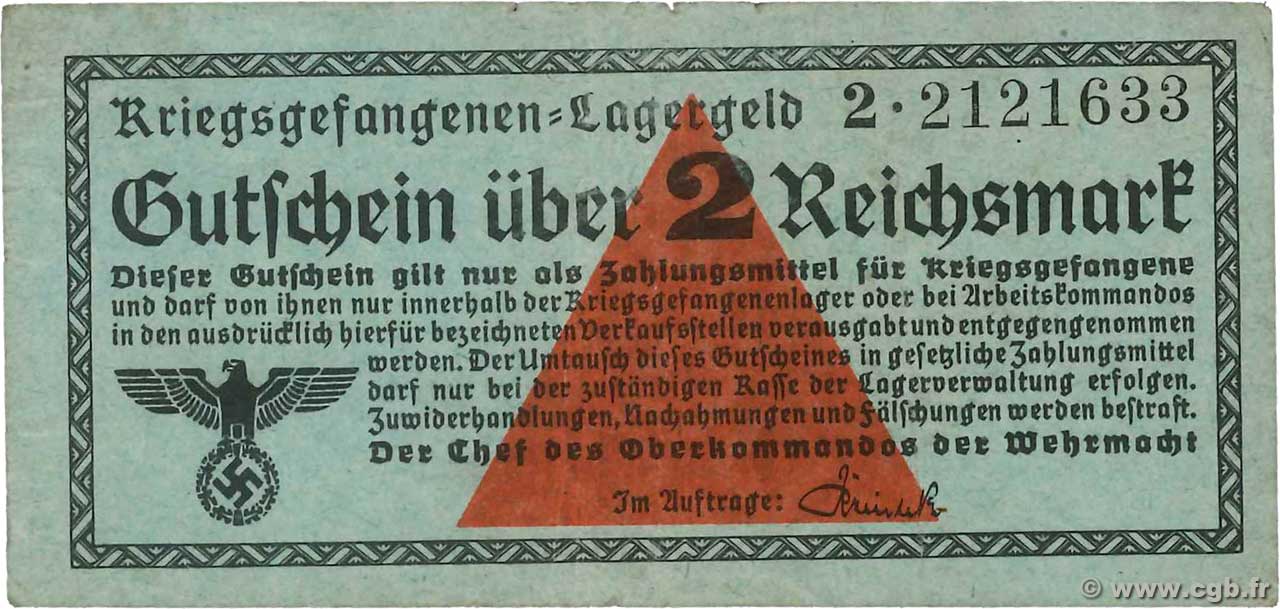 2 Reichsmark ALLEMAGNE  1939 R.519a TTB