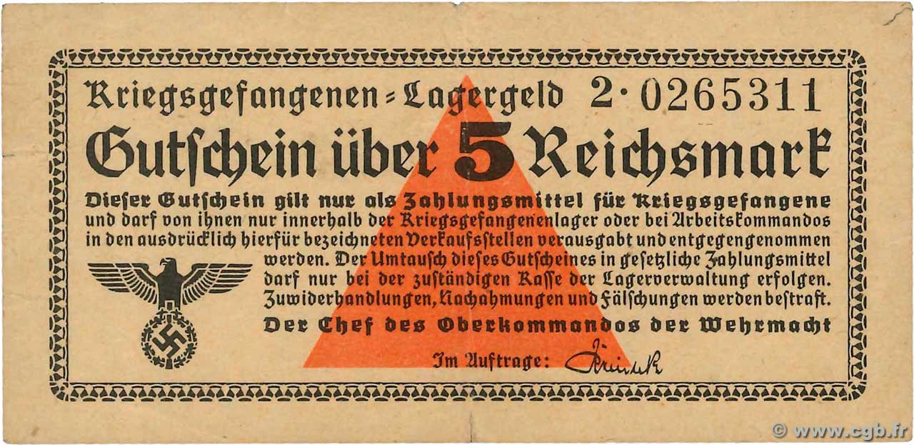 5 Reichsmark DEUTSCHLAND  1939 R.520 SS