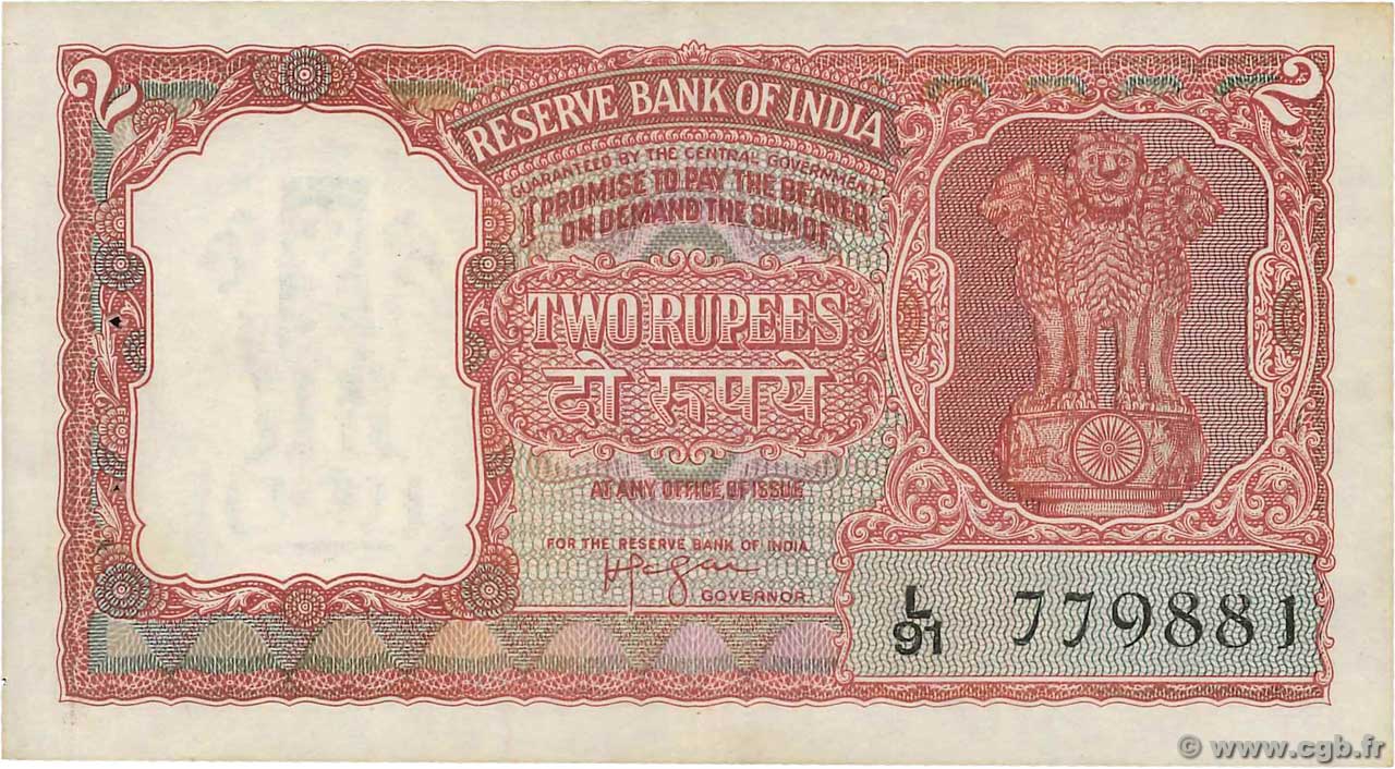 2 Rupees INDIEN
  1957 P.029b VZ