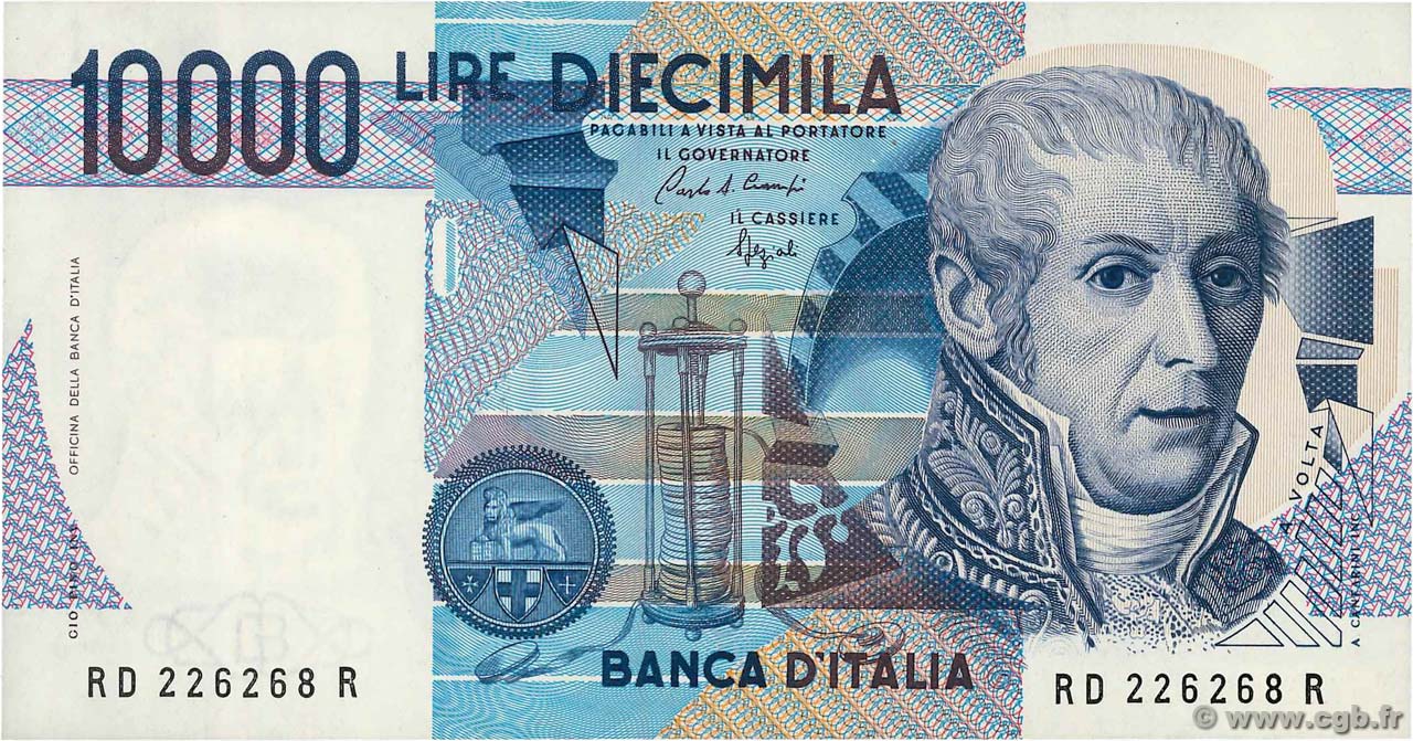10000 Lire ITALIE  1984 P.112b NEUF