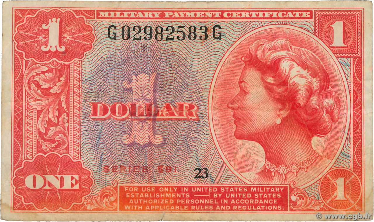 1 Dollar ESTADOS UNIDOS DE AMÉRICA  1961 P.M047a BC