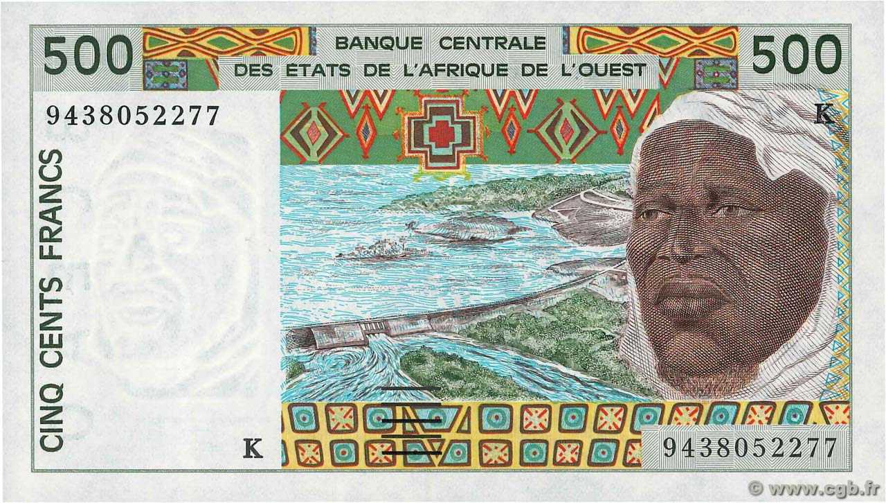 500 Francs ÉTATS DE L AFRIQUE DE L OUEST  1994 P.710Kd NEUF