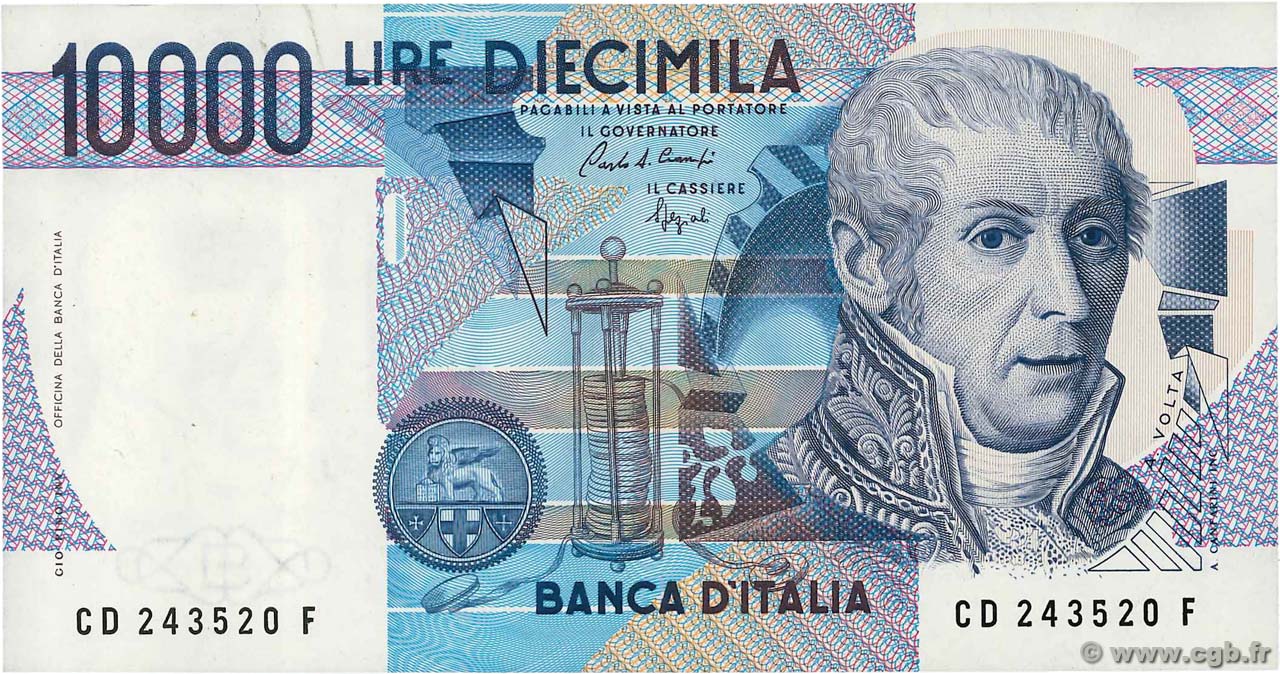 10000 Lire ITALIE  1984 P.112b SPL
