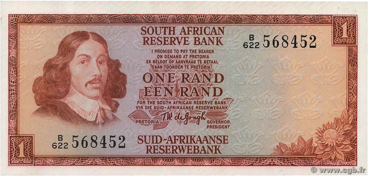 1 Rand AFRIQUE DU SUD  1975 P.115b NEUF