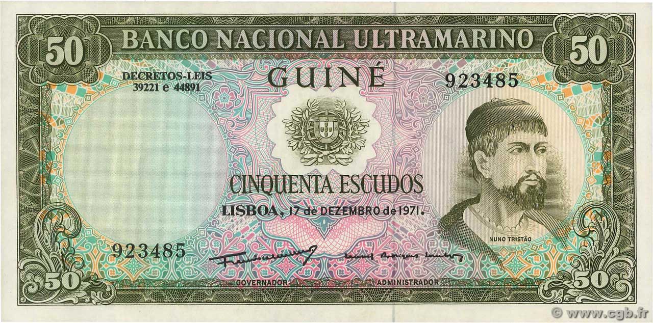 50 Escudos GUINÉE PORTUGAISE  1971 P.044a NEUF