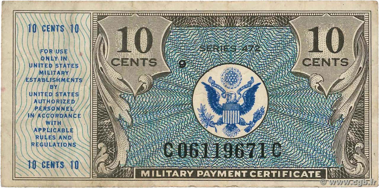 10 Cents ÉTATS-UNIS D AMÉRIQUE  1948 P.M016 TB
