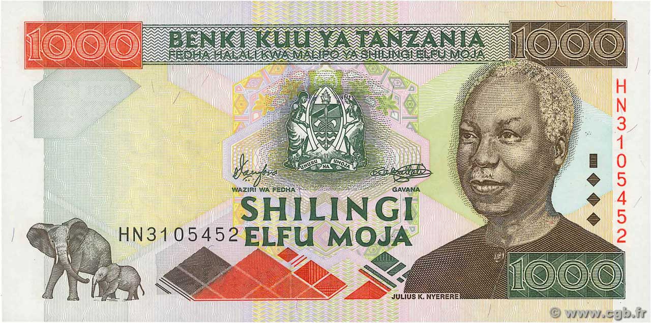 1000 Shilingi TANZANIE  2000 P.34 NEUF