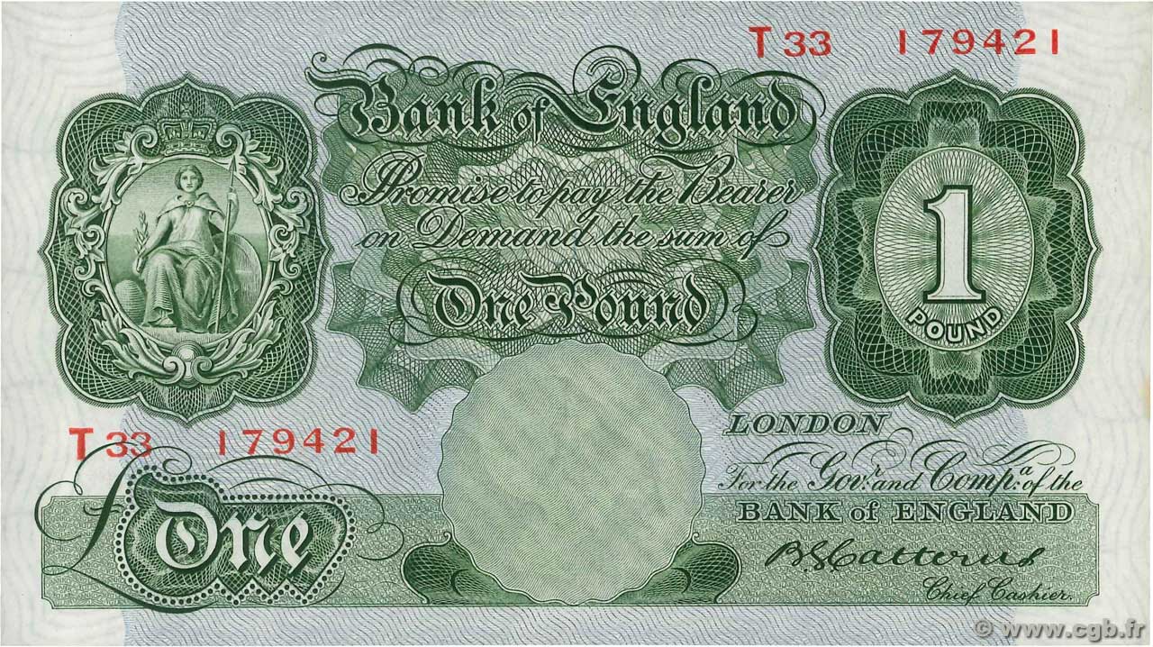 1 Pound ANGLETERRE  1929 P.363b pr.NEUF