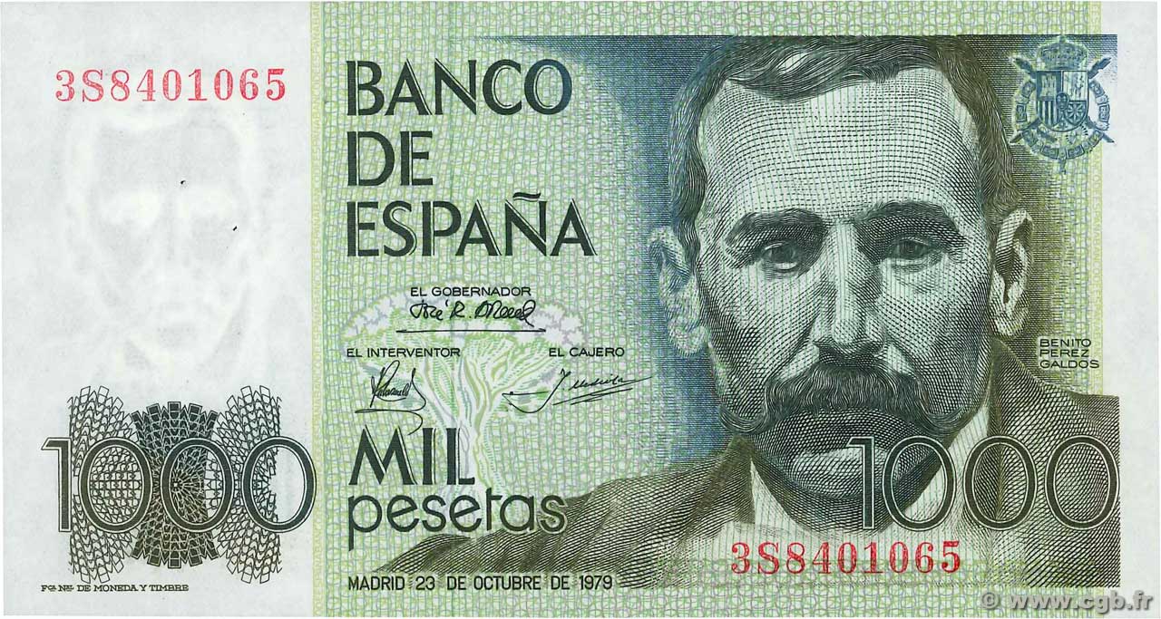 1000 Pesetas SPAIN  1979 P.158 XF