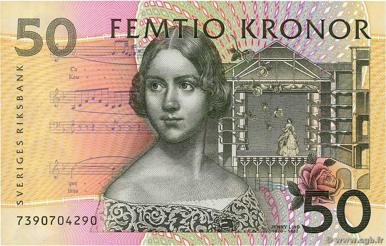 50 Kronor SUÈDE  1997 P.62a NEUF