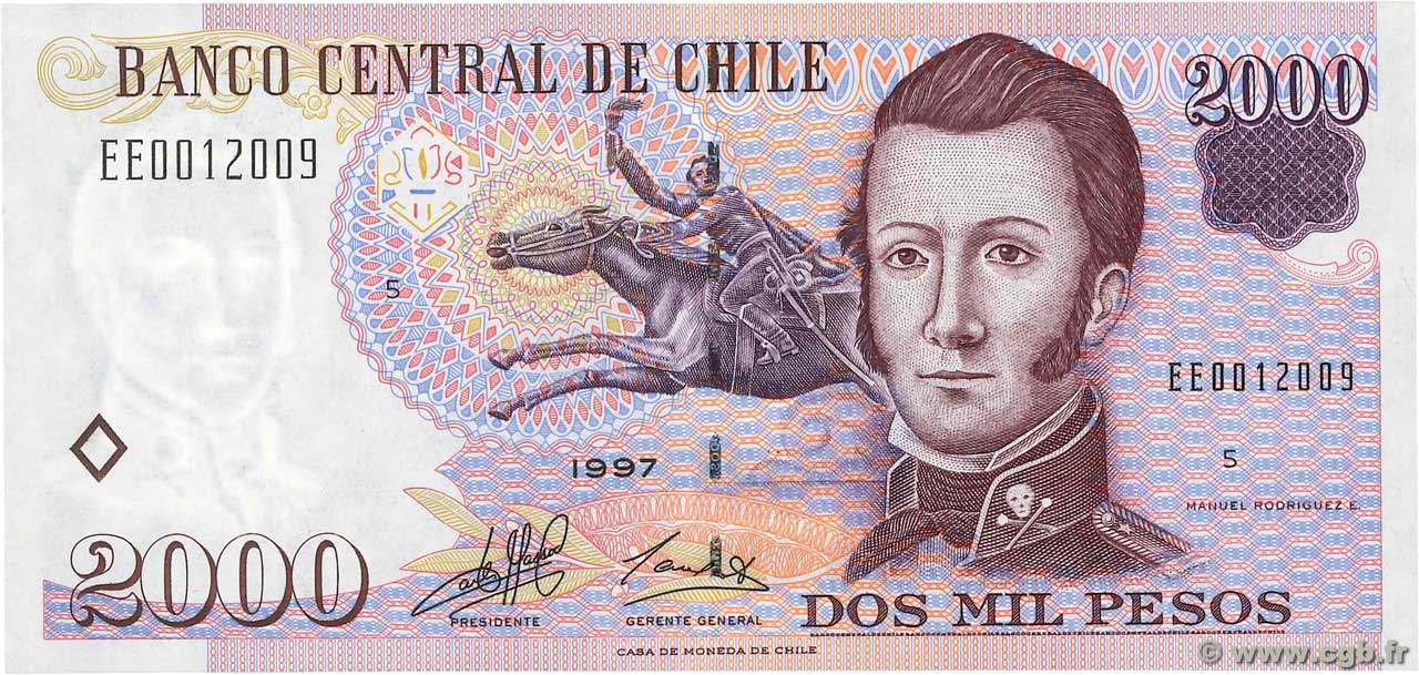 2000 Pesos CHILI  1997 P.158a NEUF