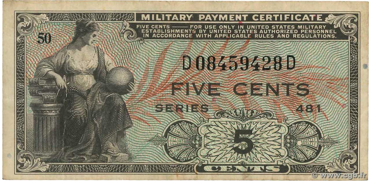 5 Cents ÉTATS-UNIS D AMÉRIQUE  1951 P.M022 TTB