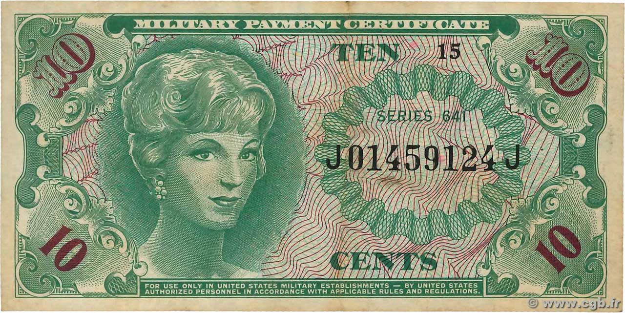10 Cents ESTADOS UNIDOS DE AMÉRICA  1965 P.M058 MBC