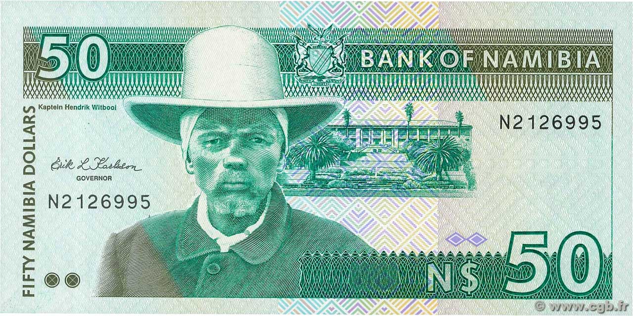 50 Namibia Dollars NAMIBIA  1993 P.02a UNC