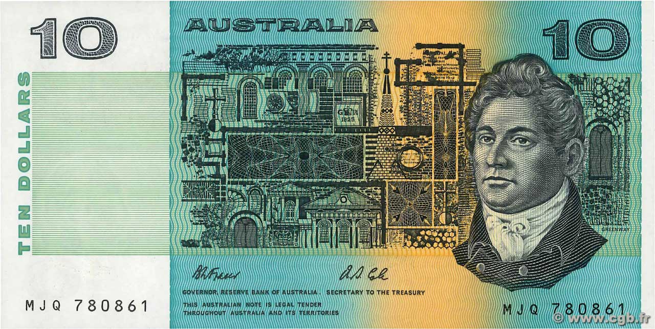 10 Dollars AUSTRALIE  1991 P.45g pr.NEUF