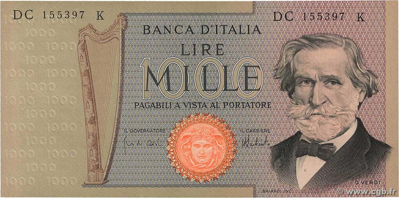 1000 Lire ITALIE  1975 P.101d pr.NEUF