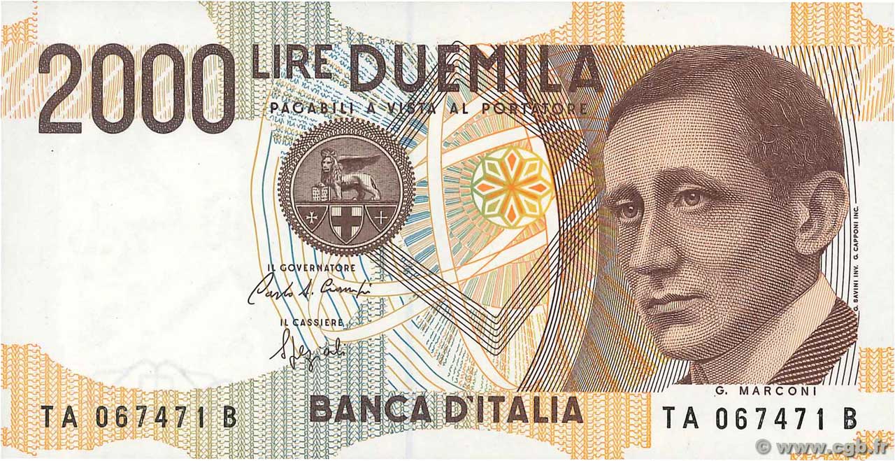 2000 Lire ITALIE  1990 P.115 NEUF