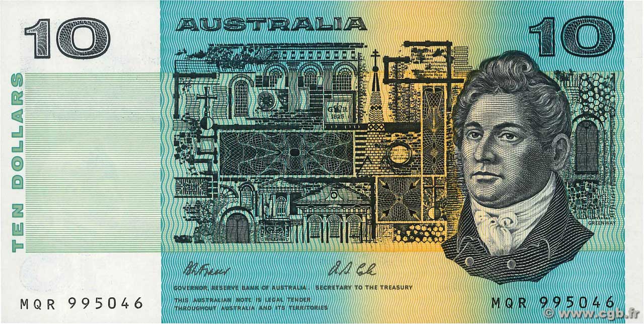 10 Dollars AUSTRALIA  1991 P.45g FDC