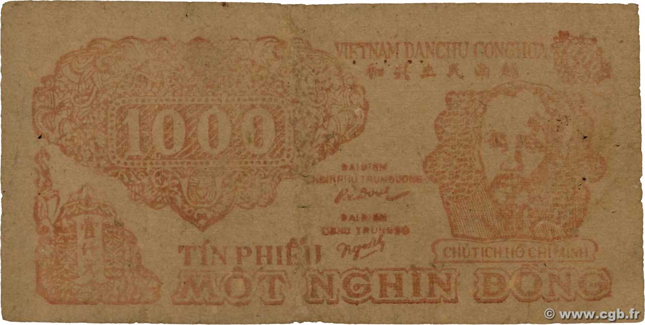 1000 Dong VIETNAM  1950 P.058 BC