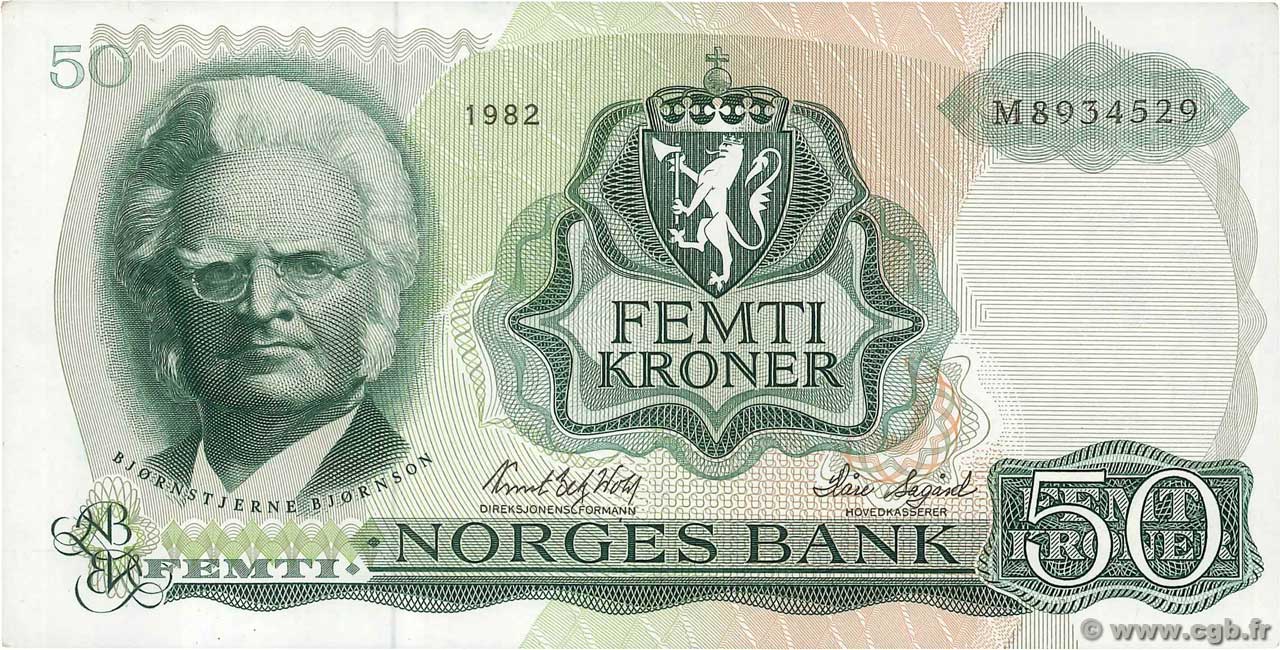 50 Kroner  NORVÈGE  1982 P.37d pr.NEUF