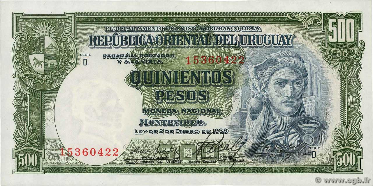 500 Pesos  URUGUAY  1967 P.044b NEUF