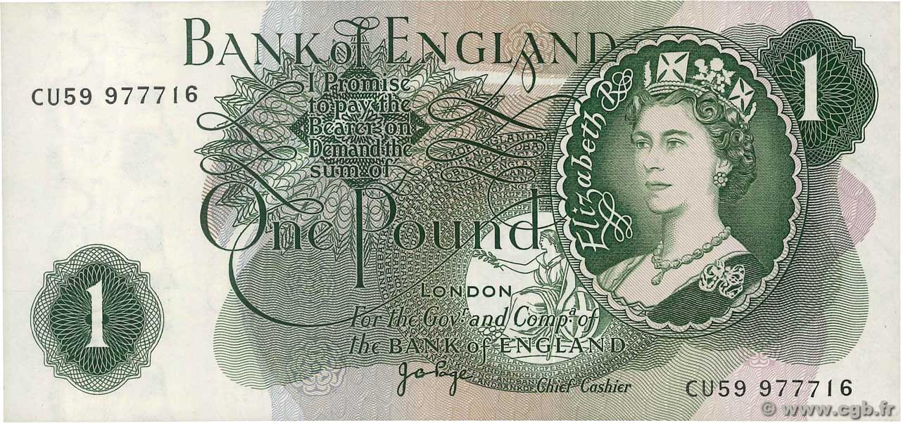 1 Pound ENGLAND  1970 P.374g UNC