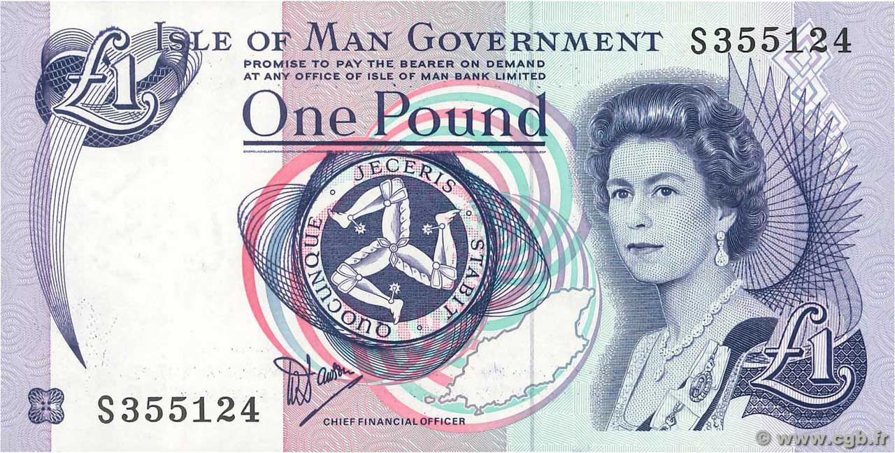 1 Pound ISLE OF MAN  1983 P.40a UNC